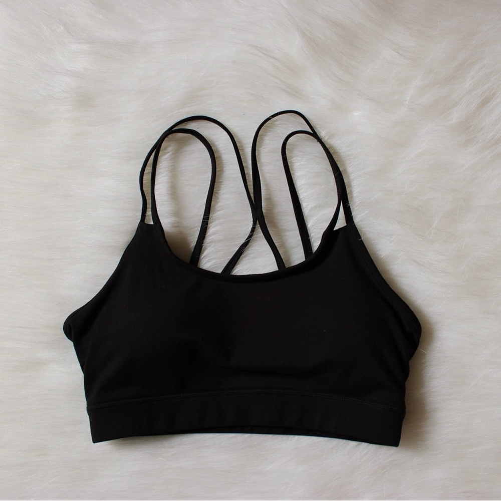 Black Women's Sports Bra